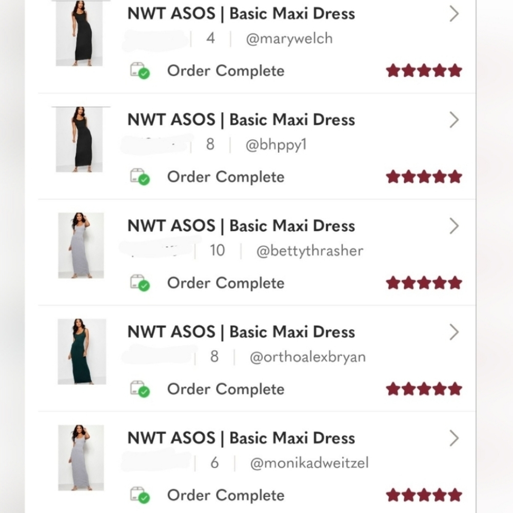 NWT ASOS | Boohoo Basic Maxi Dress - Picture 9 of 9